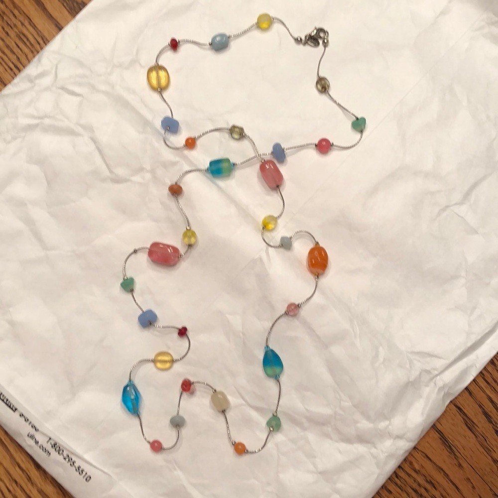 Stella and Dot multicolored bead necklace